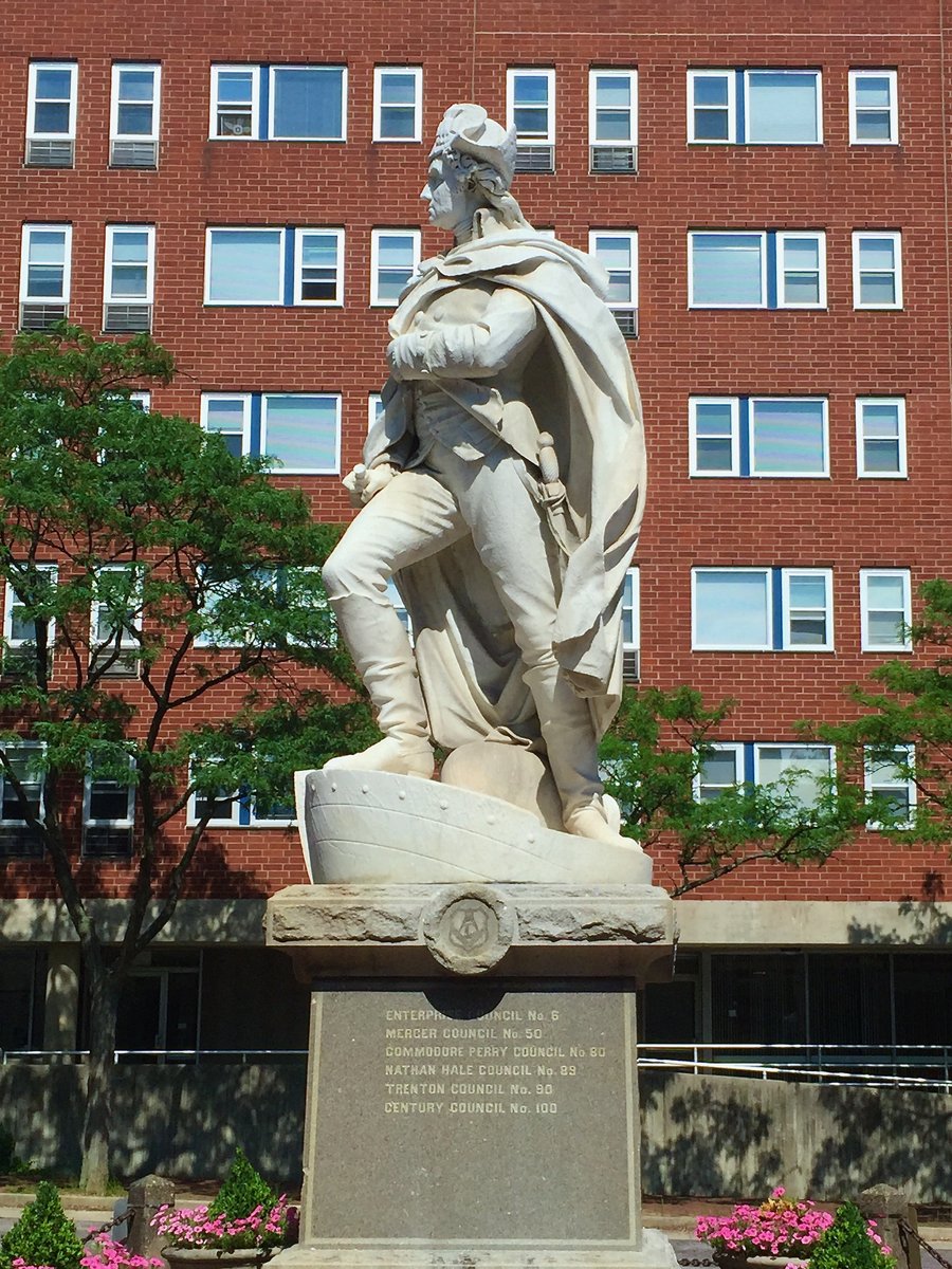 Mill Hill, NJ - Файл:George Washington by Mahlon Dickerson Eyre, Trenton, NJ - profile.jpg  — Ви